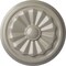Ekena Millwork Olivia Ceiling Medallion (Fits Canopies up to 2 1/8"), Hand-Painted Pearl White, 7 7/8"OD x 1 1/8"P CM07OLPWS - alternate 1